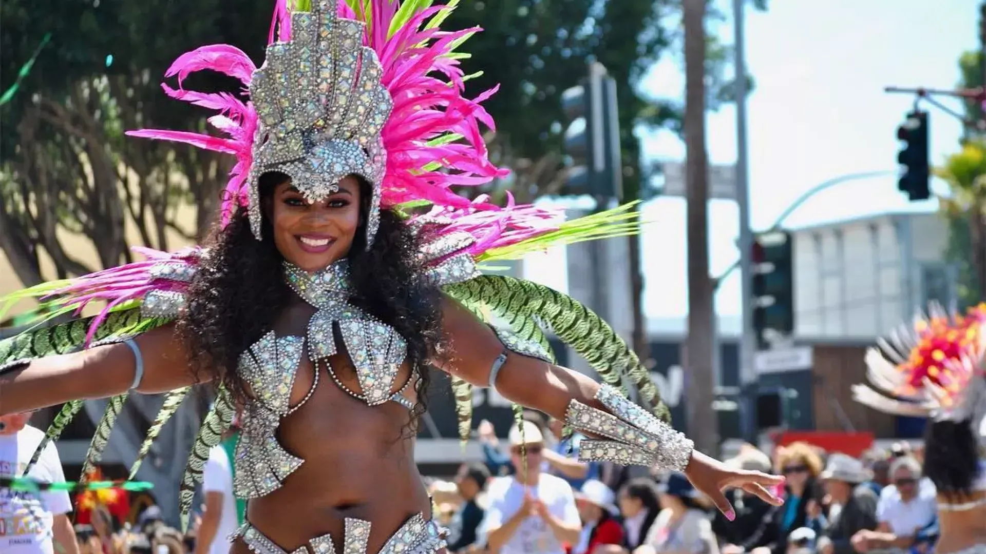 Dançarina de carnaval na Mission